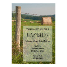 Country Hayride Invitation