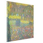 Country House by the Attersee by Gustav Klimt Canvas Print