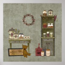 Country Kitchen Posters