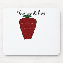 Country strawberry mouse pad