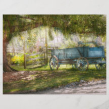 Country - The old wagon out back Flyer Design