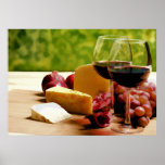 Countryside Wine, Cheese & Fruit Posters