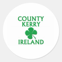 County Kerry, Ireland Round Sticker