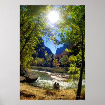 Couple in Love - Virgin River, Utah Posters