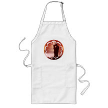Couple Love Scene Long Apron