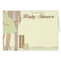 Couples Baby Shower Greeting Card