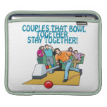 Couples That Bowl Together iPad Sleeve