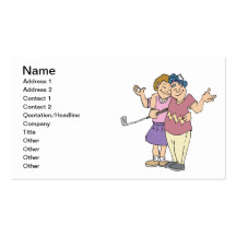 Couples That Golf Together Stay Together Business Card