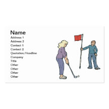 Couples That Golf Together Stay Together Business Card