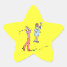 Couples That Golf Together Stay Together Sticker