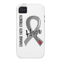 Courage Faith Hope 5 Juvenile Diabetes Case-Mate iPhone 4 Cover