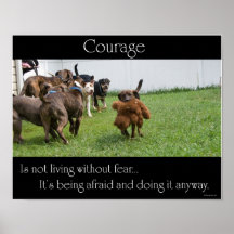 Courage Posters