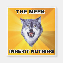 Courage Wolf Meek Inheritance Refrigerator Magnets