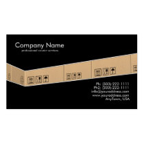 Courier services business card business cards