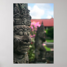 Courtyard Statue Print