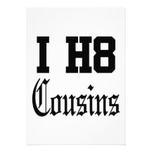 cousins personalised announcement