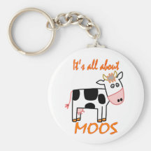 Cow Moos Key Chain