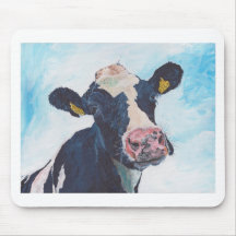 Cow No 01. 0254 Irish Friesian Cow Mouse Mat