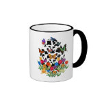 Cow Skin Easter Egg Coffee Mugs