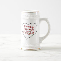 Cowboy Enough Stein Mug