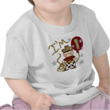 Cowboy First Birthday Tee Shirt