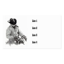 COWBOY/HORSEBACK/ART BUSINESS CARDS