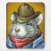 Cowboy rat mousemats