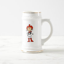 Cowgirl in Red T-shirts and Gifts Mug