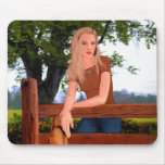 Cowgirl mousepad