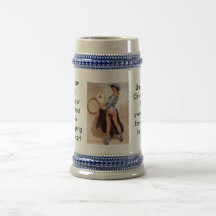 Cowgirl pinup Stein Mugs