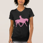 Cowgirl Riding Her Horse (pink) Shirt