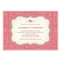 Cowgirl Western Baby Shower invitations