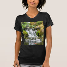 Coy Pond Waterfall Tee Shirts