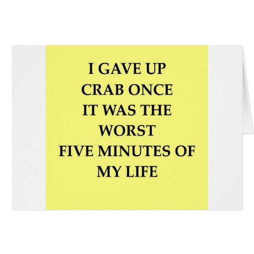 CRAB.jpg Greeting Cards