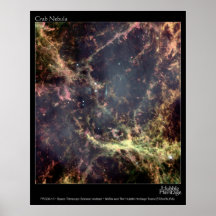 Crab Nebula Hubble Telescope Print