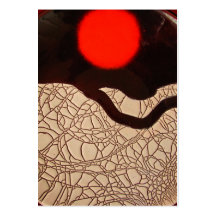 Crackle Sunrise ~ ATC Business Card Template