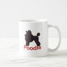 Cradle Black Poodle Mug