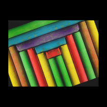 Craies de couleur canvas prints