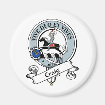 Craig Clan Badge Refrigerator Magnet