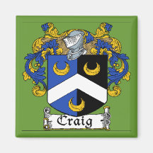 Craig Coat of Arms Magnet