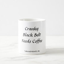 Cranky Black Belt Coffee Mug