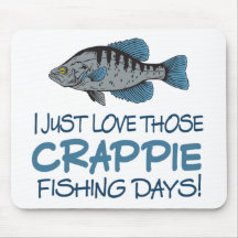 Crappie Fishing Day Mouse Pad