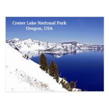 Crater Lake National Park Oregon Travel Postcards