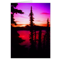 Crater Lake Sunset Cards