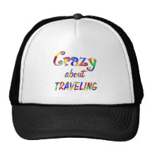 Crazy About Travelling Mesh Hat