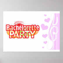 crazy bachelorette party wild retro vintage crazy poster