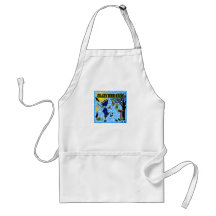 Crazy Bird Lady Design Aprons