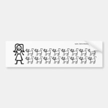 Crazy Cat Lady - Bumper Sticker