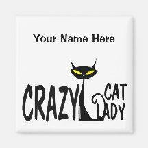 Crazy Cat Lady Magnets