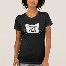 crazy cat lady t-shirt